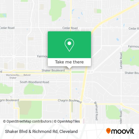 Mapa de Shaker Blvd & Richmond Rd