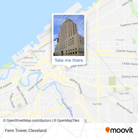 Mapa de Fenn Tower