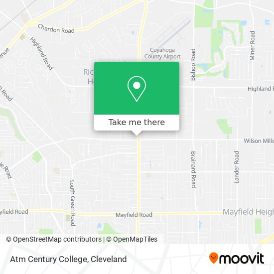 Atm Century College map