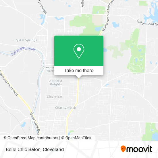 Belle Chic Salon map