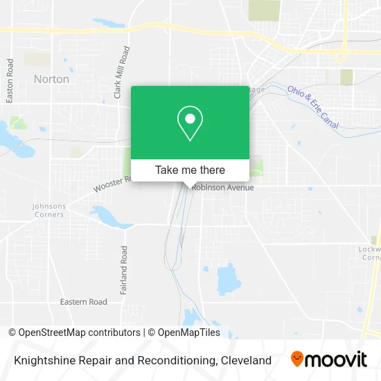 Knightshine Repair and Reconditioning map