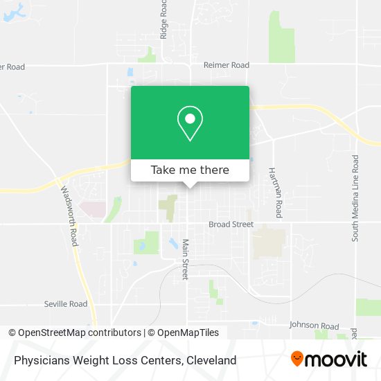 Mapa de Physicians Weight Loss Centers