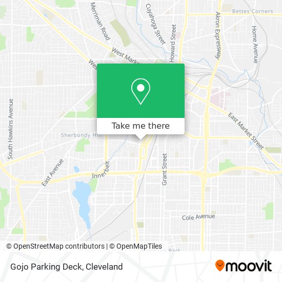 Gojo Parking Deck map