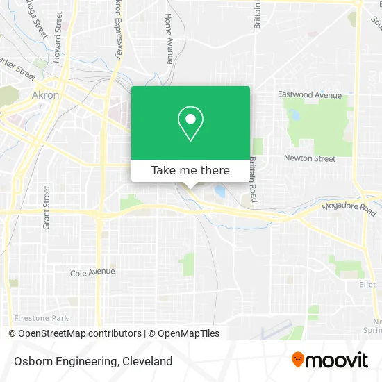 Osborn Engineering map