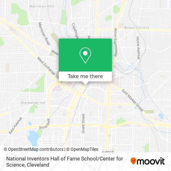 National Inventors Hall of Fame School / Center for Science map