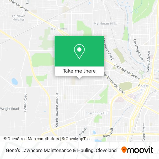 Mapa de Gene's Lawncare Maintenance & Hauling
