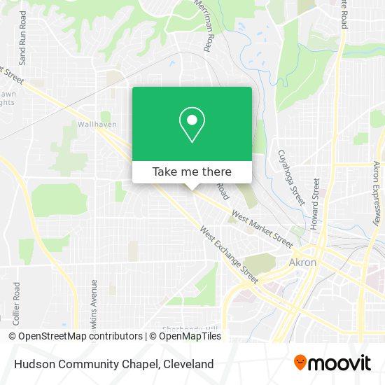 Hudson Community Chapel map