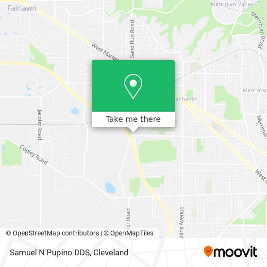 Samuel N Pupino DDS map