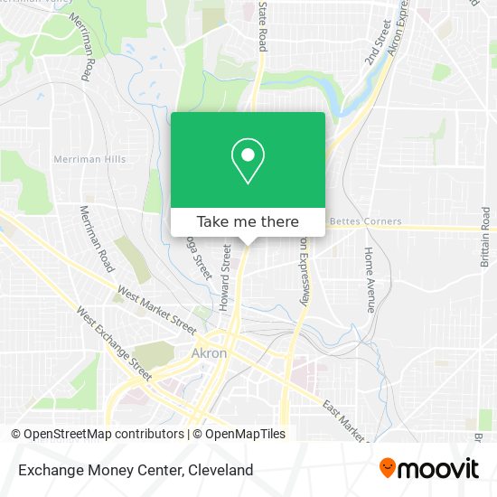 Mapa de Exchange Money Center
