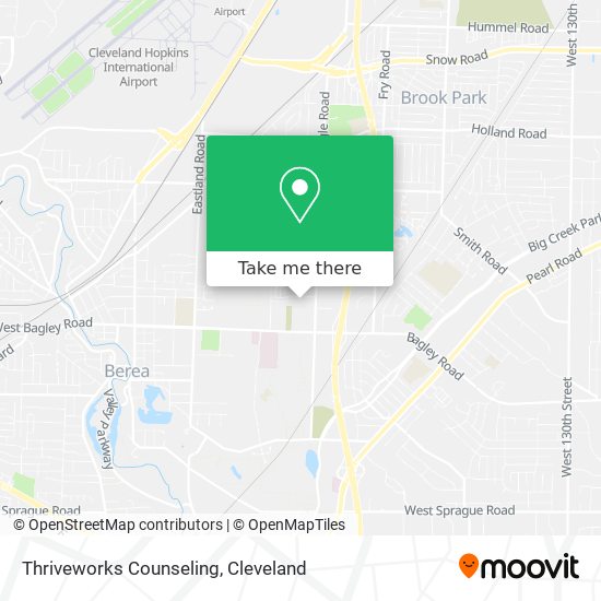 Mapa de Thriveworks Counseling