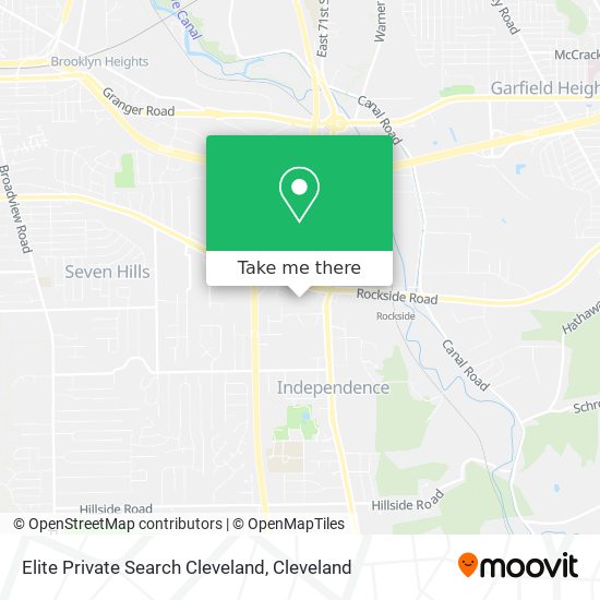 Elite Private Search Cleveland map