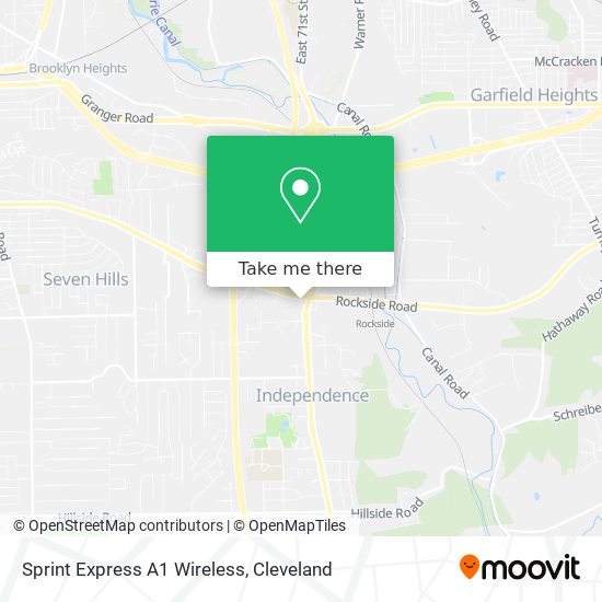 Mapa de Sprint Express A1 Wireless