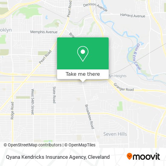 Mapa de Qyana Kendricks Insurance Agency