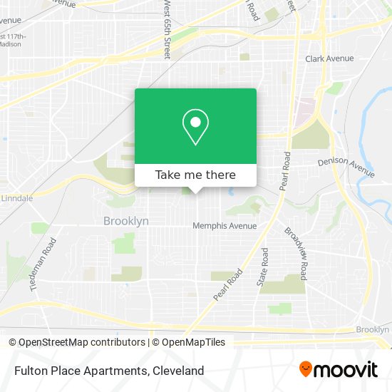 Mapa de Fulton Place Apartments