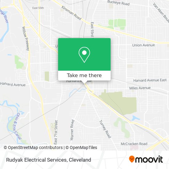 Rudyak Electrical Services map