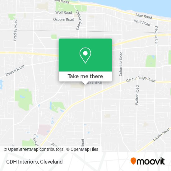 Mapa de CDH Interiors
