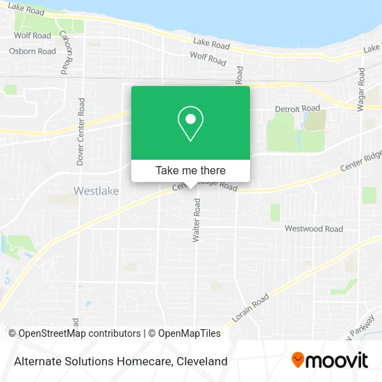 Alternate Solutions Homecare map