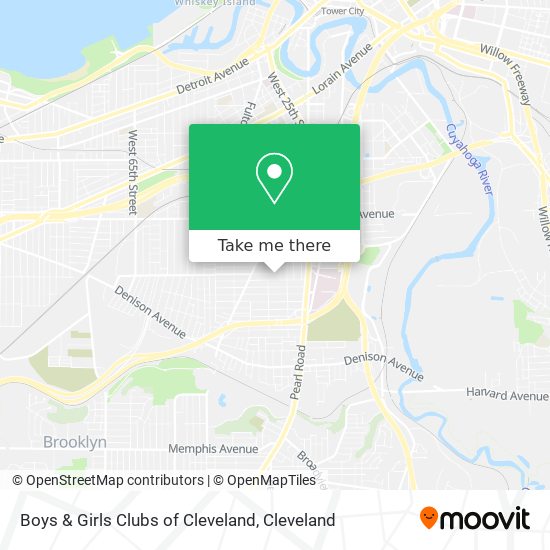 Boys & Girls Clubs of Cleveland map