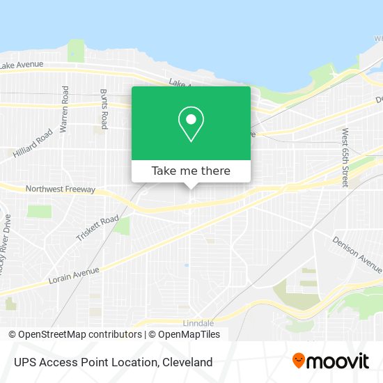 Mapa de UPS Access Point Location