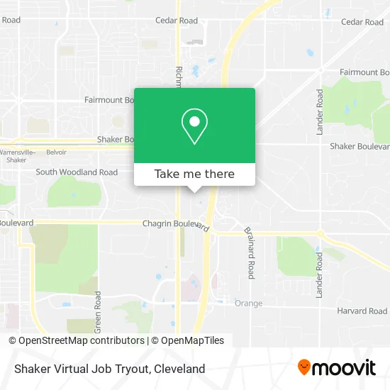 Shaker Virtual Job Tryout map