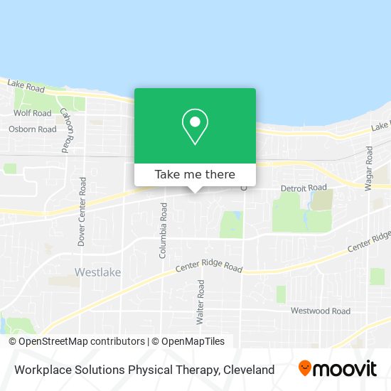 Mapa de Workplace Solutions Physical Therapy