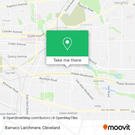 Barraco Larchmere map