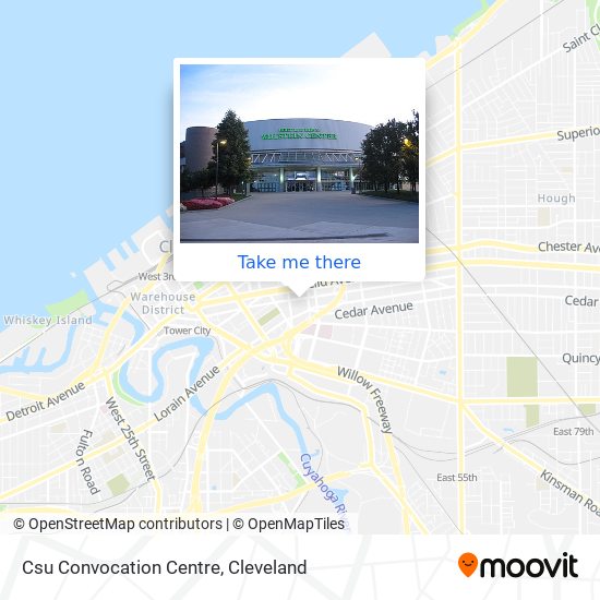 Mapa de Csu Convocation Centre