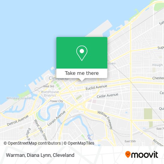 Mapa de Warman, Diana Lynn