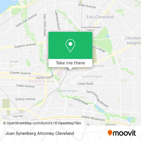 Mapa de Joan Synenberg Attorney