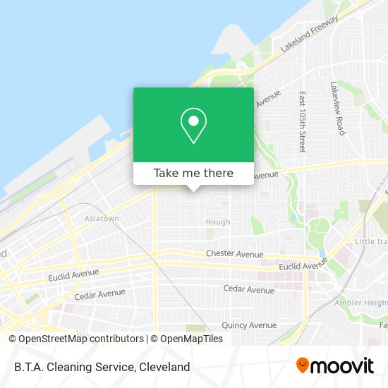 B.T.A. Cleaning Service map