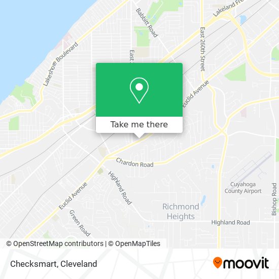 Checksmart map