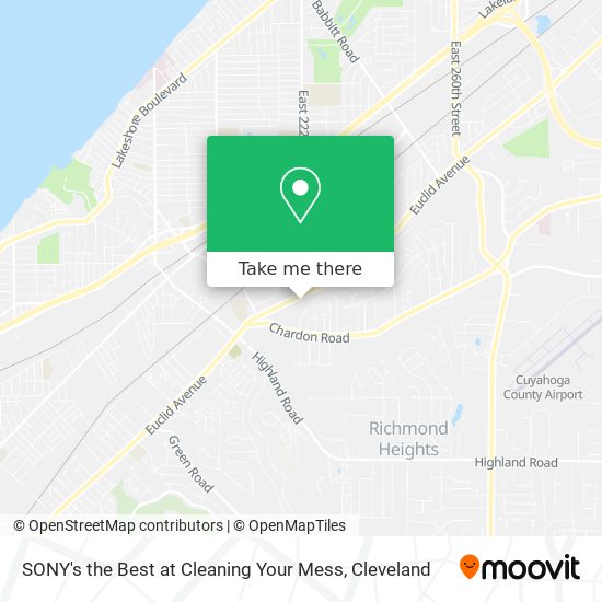 SONY's the Best at Cleaning Your Mess map