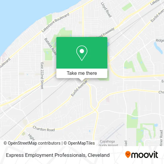 Express Employment Professionals map