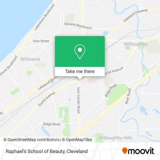Raphael's School of Beauty map