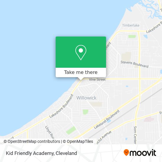 Mapa de Kid Friendly Academy