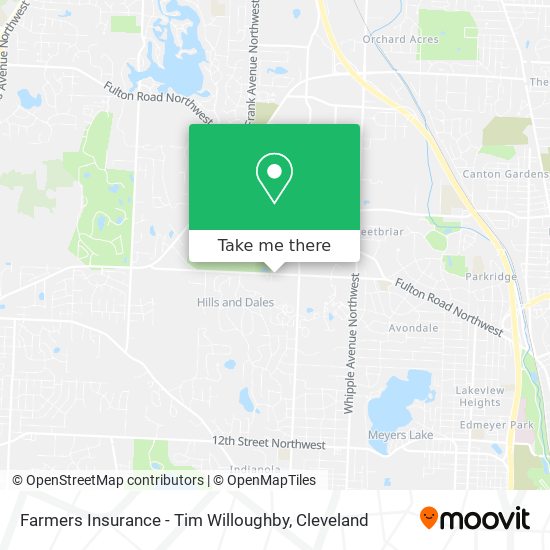Farmers Insurance - Tim Willoughby map