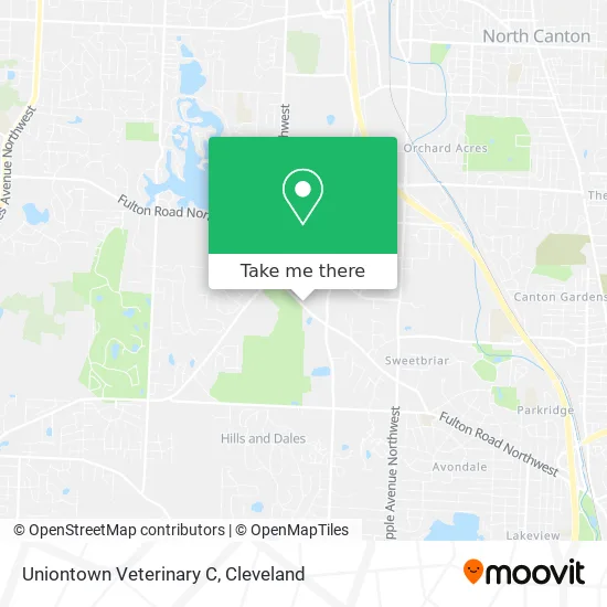 Uniontown Veterinary C map