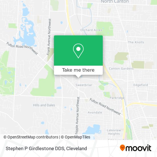Mapa de Stephen P Girdlestone DDS