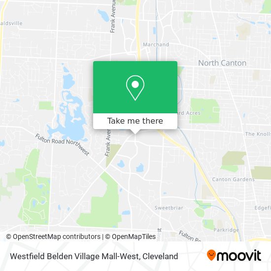 Mapa de Westfield Belden Village Mall-West