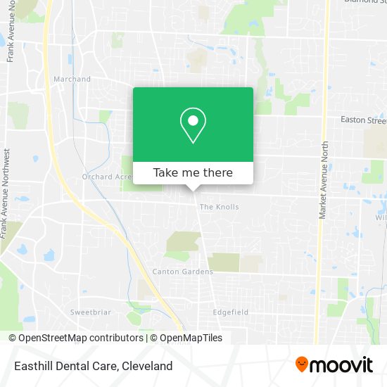 Mapa de Easthill Dental Care