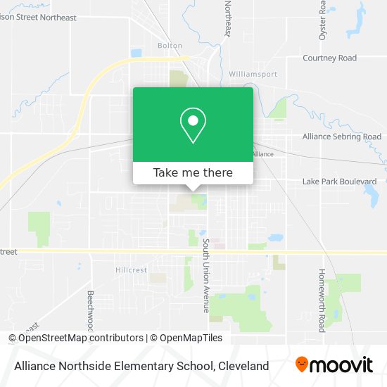 Alliance Northside Elementary School map