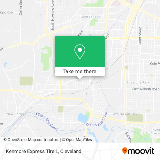 Kenmore Express Tire L map