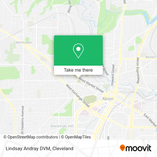 Lindsay Andray DVM map