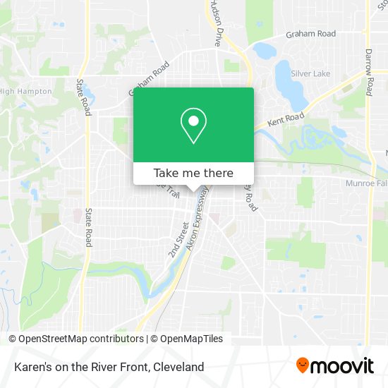 Karen's on the River Front map