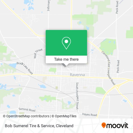 Bob Sumerel Tire & Service map