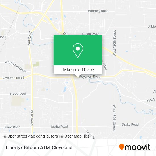 Mapa de Libertyx Bitcoin ATM