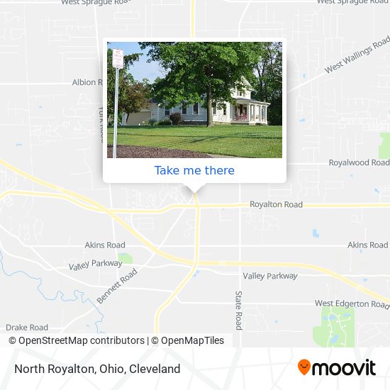 Mapa de North Royalton, Ohio