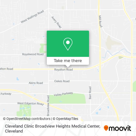 Mapa de Cleveland Clinic Broadview Heights Medical Center