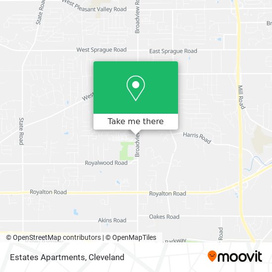 Estates Apartments map