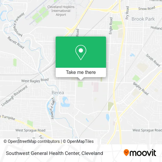 Southwest General Health Center map